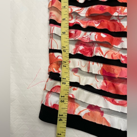 Hermann Lange Collection Eye Catching  Blazer in stripes of peach, white - Picture 6 of 9